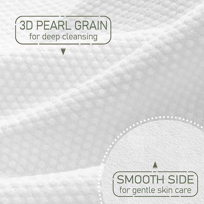 Disposable Face Towel Biodegradable Large Dry Face Wipes 120 Count/2 Box Extra