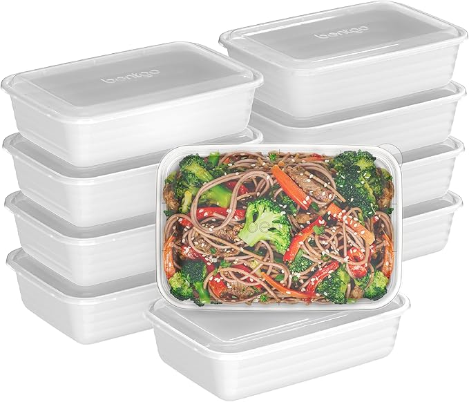 Bentgo 20-Piece Lightweight, Reusable BPA-Free 1-Compartment Containers