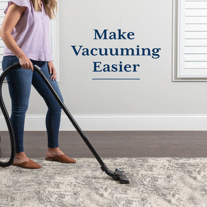 Veken 3x5 Ft Rug Pad Gripper for Hardwood Floors, Non Slip Rug Pads for Area Rugs, Thick Dark Grey Rug Grippers for Tile Floors, Under Carpet Anti Skid Mat, Keep Your Rugs Safe and in Place
