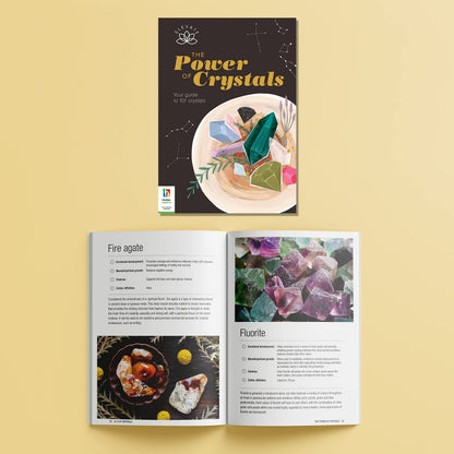 Hinkler Elevate - The Power of Crystals Kit - Spirituality for Adults - Crystals Included - Rose Quartz - Amazonite - Amethyst - Mental Health and Self Care Essentials - Adult Hobbies