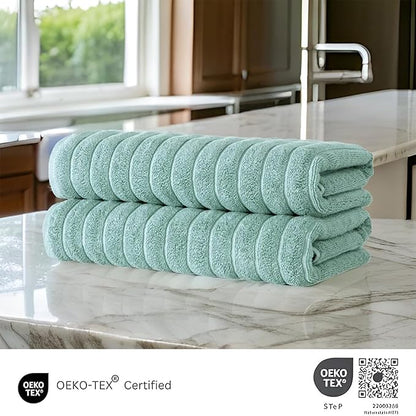Classic Turkish Towels CTT Premium 2 Pack Bath Towels Set, Made