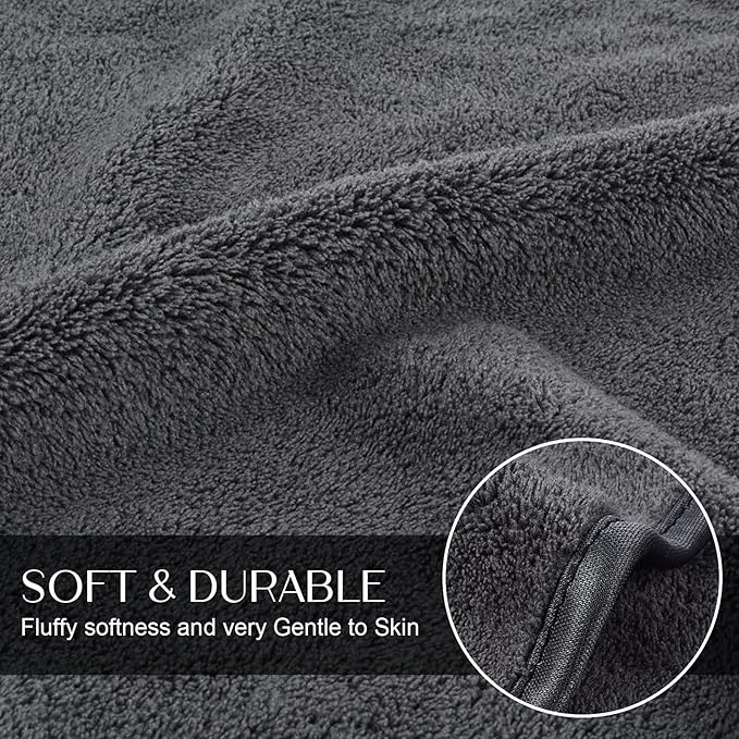 KinHwa Microfiber Bathroom Hand Towel Gym Towels Ultra Soft Super Absorbent