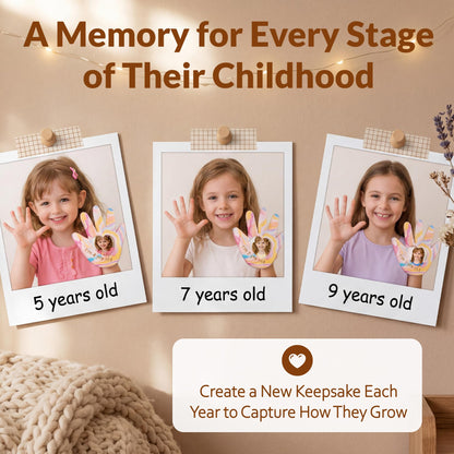 Clay Hand Casting Kit for Family Crafts – Oven Bake Polymer Clay Arts & Crafts, DIY Handprint Keepsake Frame for Kids Teens & Adults, Creative Projects for Everyone Gifts from Children, Ages 5-14