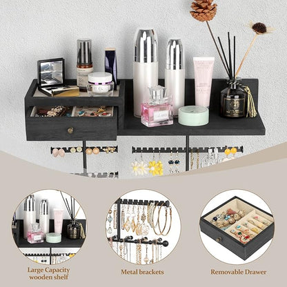 VINAEMO Jewelry Organizer Hanging Wall Mounted Jewelry Holder