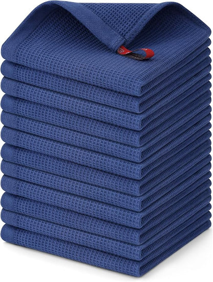 Homaxy 100% Cotton Waffle Weave Dish Cloths