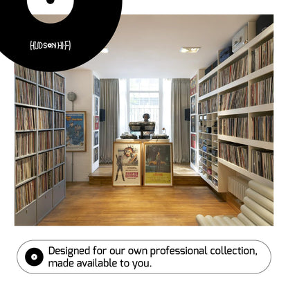 Hudson Hi-Fi Vinyl Record Outer Sleeve Covers - 250 Pack - Premium Crystal Clear Sleeves - Protect Your LP Albums from Scratches, Dirt & Dust - 3 Layers of 30µm Thick No-Acid Exterior Disc Cover