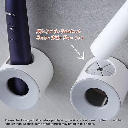 Electric Toothbrush Holder, Wall Mounted Shower Space-Saving Caddy, Toothbrush