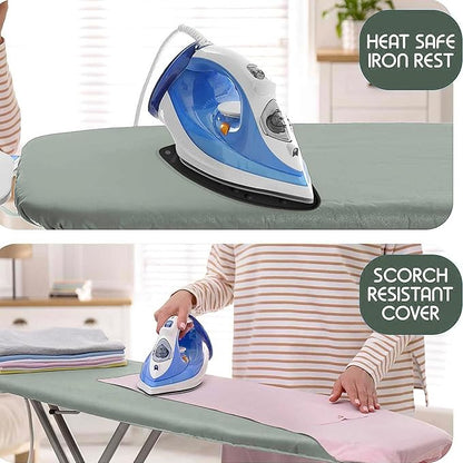 Hearth & Harbor Ironing Board Cover and Pad 15x54 Full Size, Thick Heavy Duty
