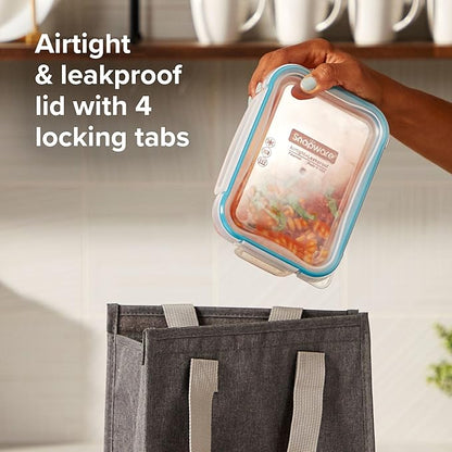 Snapware Plastic Total Solution 3-Pack Food Storage Containers Set, Leakproof &