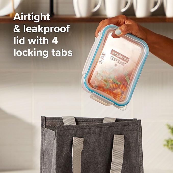 Snapware Food Storage Containers, Rectangular | Leakproof & Airtight | BPA-Free
