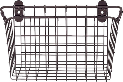 Spectrum Diversified Vintage Wall Mount Storage Basket