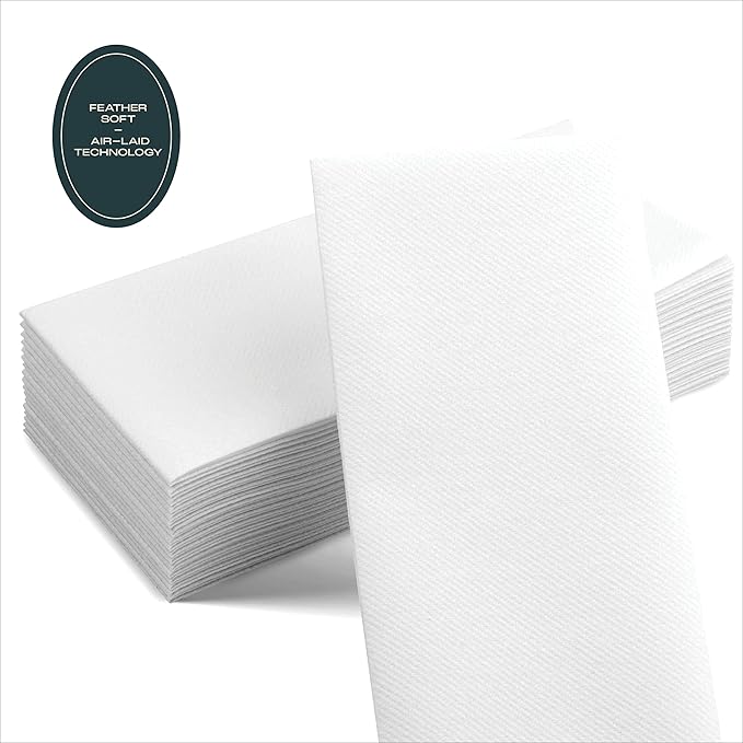 1000-Pack Servietto Disposable Linen-Feel Guest Towels