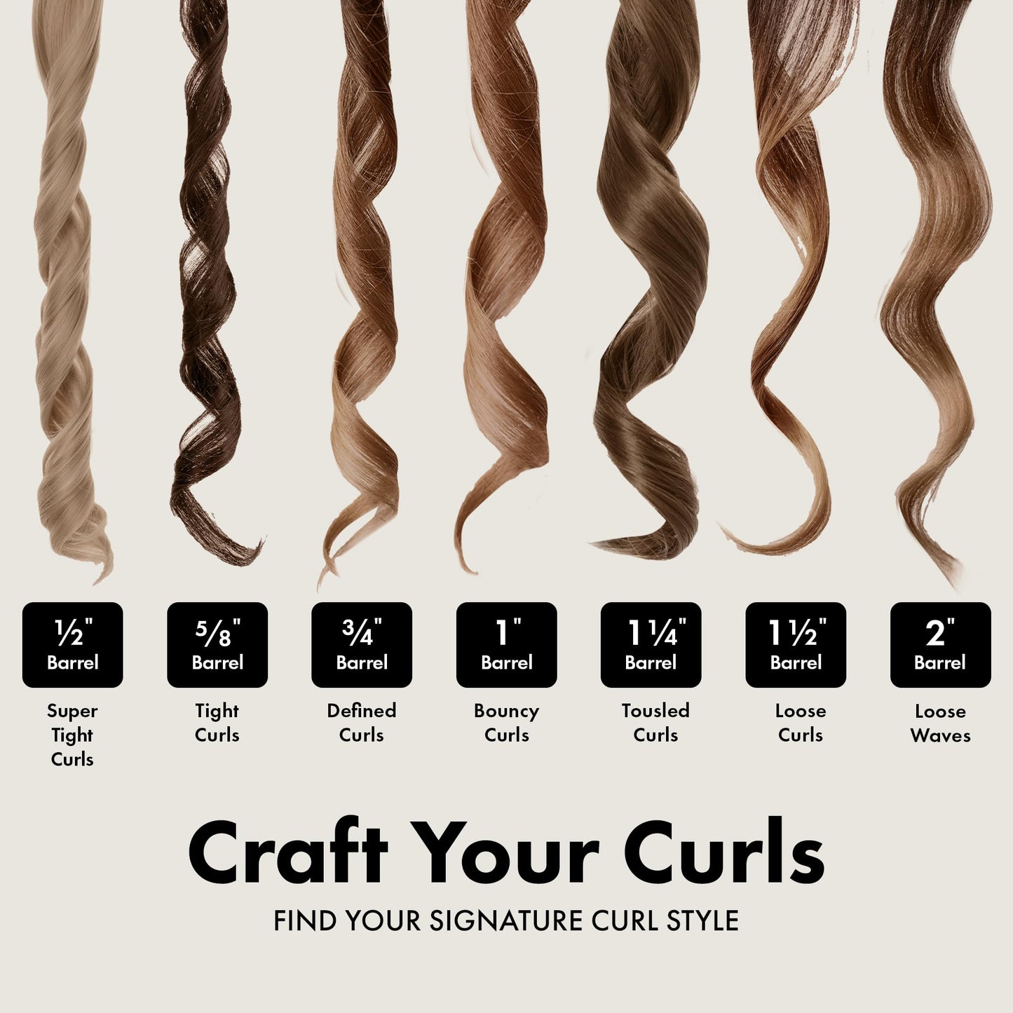 HOT TOOLS 24K Gold Professional 1 1/4" Extended Barrel Curling Iron with Clamp for Tousled Curls - 24K Gold Technology for Long-Lasting Results & Longer Barrel for Easy Styling