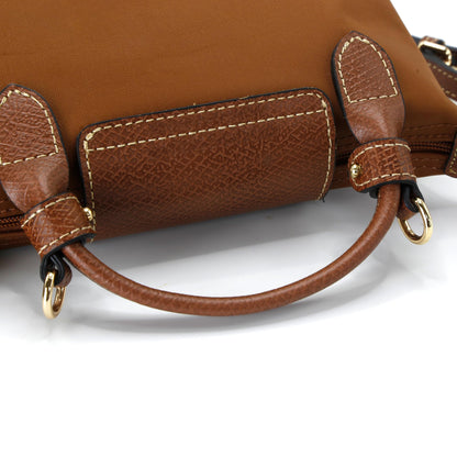 banbeln Mini Bags Leather Shoulder Strap Kit Fit For Adjustable Crossbody Small Bag (Brown&gold)