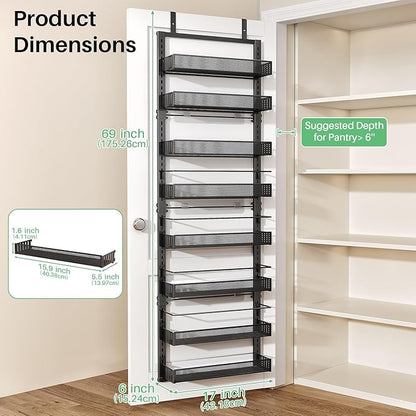 SNTD 8 Tiers Over the Door Organizer