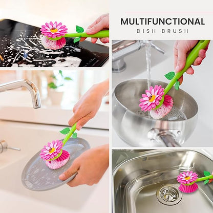 Vigar Flower Power Dish Brush