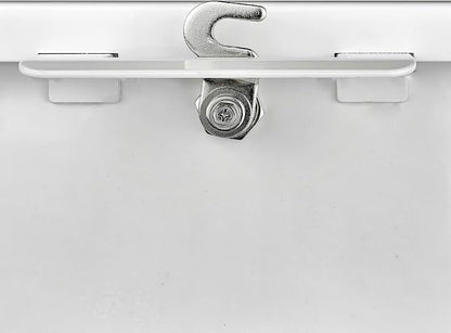 Mail Boss 7509 Mail Manager Curbside Locking Security Mailbox, Alpine White