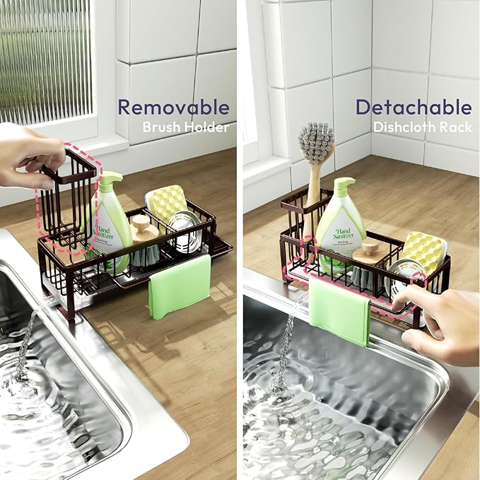 SWTYMIKI Sponge Holder for Kitchen Sink