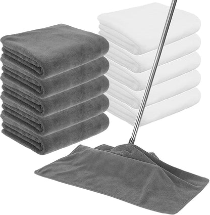 10 Packs Extra Large Microfiber Cleaning Cloth 30" x 20" Reusable Microfiber