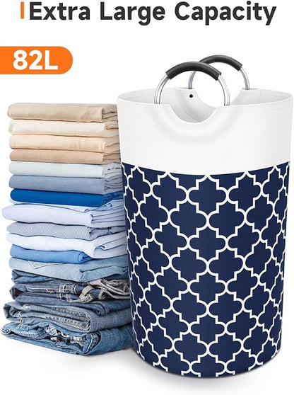 Large Laundry Basket Laundry Hamper Bag Washing Bin Clothes Bag Collapsible Tall