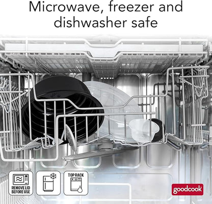GoodCook 4-Cup Meal Prep Bowls Set
