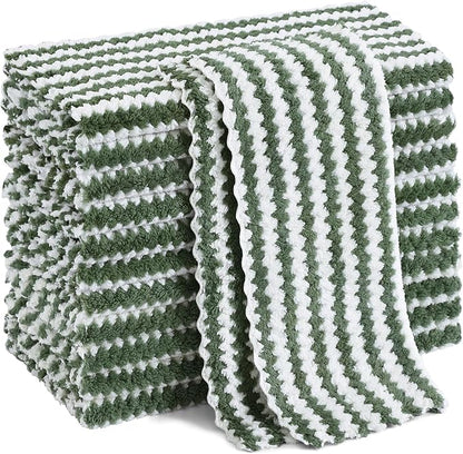 Homaxy 12 Pack Kitchen Dish Cloths, Ultra Soft and Absorbent Dish Towels