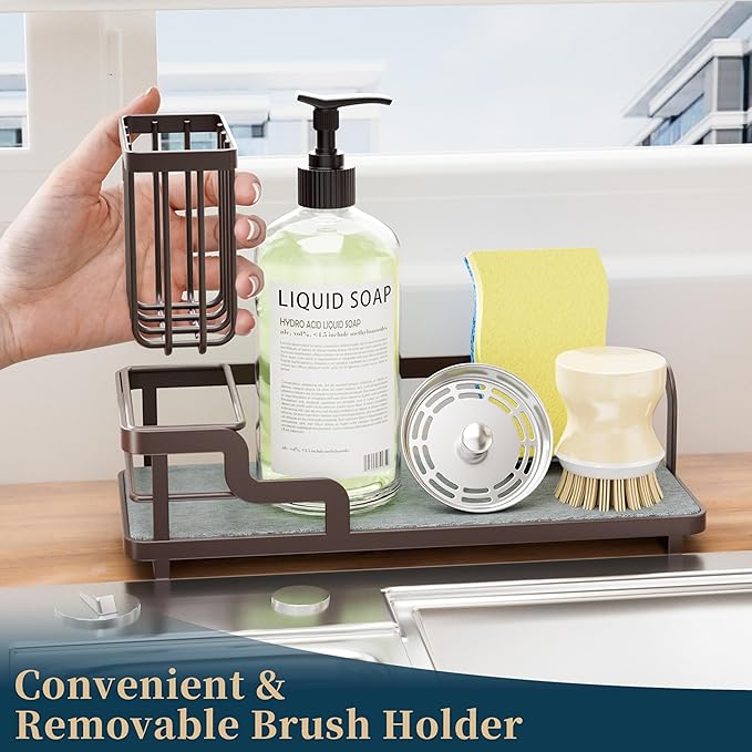 Consumest Sponge Holder for Kitchen Sink