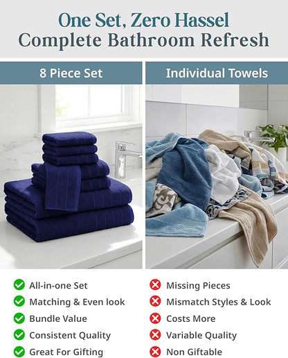 Casa Platino 100% Cotton Bath Towels