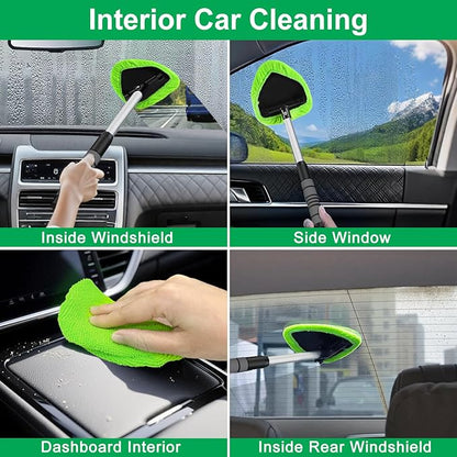 XINDELL Windshield Cleaner Tool – Car Interior Window Cleaning Kit