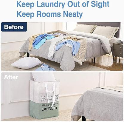 ELONG HOME Laundry Baskets, 92L Freestanding Laundry Basket