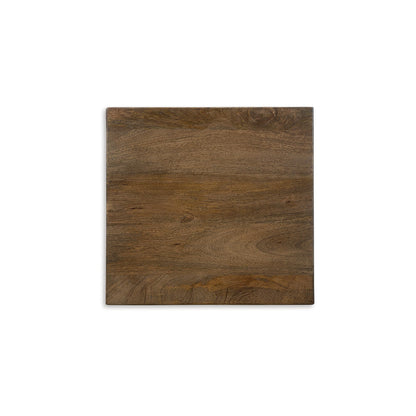 Signature Design by Ashley Trailbend Eclectic Accent End Table, Brown & Gunmetal