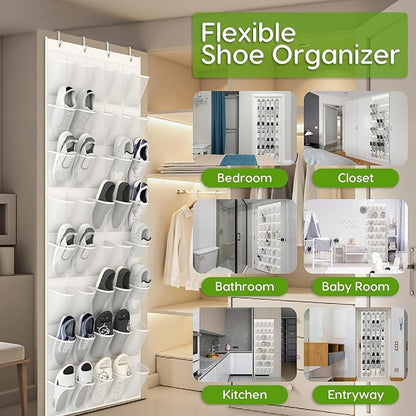 Unjumbly Over the Door Shoe Organizer