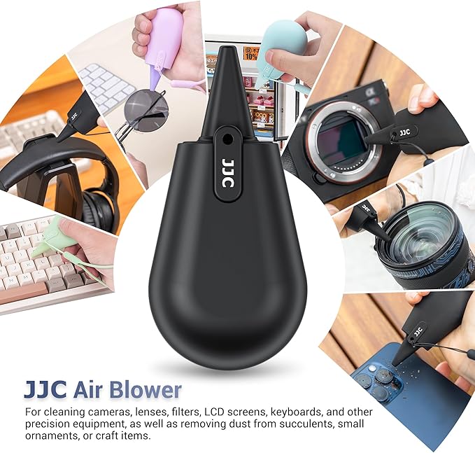 Pocket-Sized Silicone Camera Dust Blower Lens Air Blower, Small Camera Lens