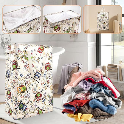 Odonata Slim Laundry Hamper Handles Collapsible Laundry Basket Thin Dirty