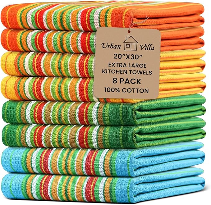 Urban Villa Kitchen Towels 100% Cotton Dish Towels