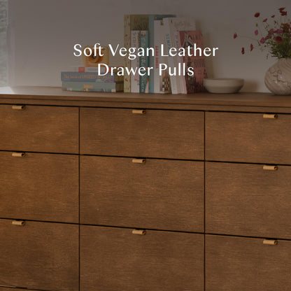 Babyletto Kids Bondi 9-Drawer Assembled Dresser in Natural Walnut, GREENGUARD Gold Certified