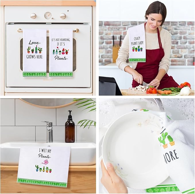 R HORSE 5Pcs Funny Kitchen Towels