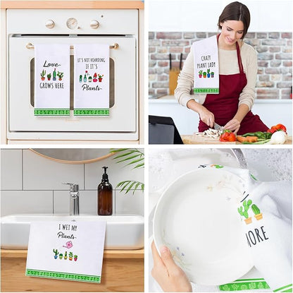 R HORSE 5Pcs Funny Kitchen Towels