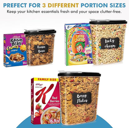 Shazo 3 PC Cereal Container Storage Set