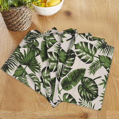 Urban Villa Tropical Print Kitchen Towels