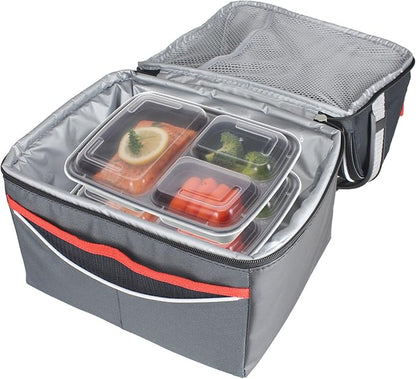 Freshware Meal Prep Containers 3 Compartment