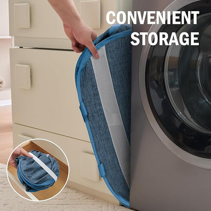 Collapsible Laundry Baskets, Foldable Tear Proof Pop Up Hamper