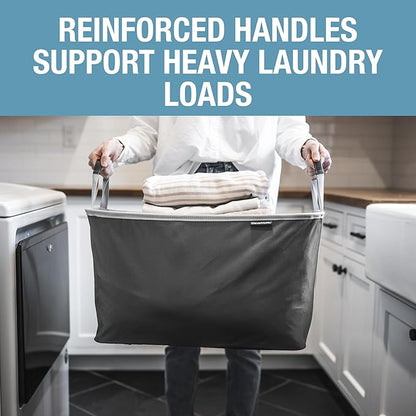 CleverMade Collapsible Laundry Basket 2 Pack – 60L Foldable Clothes Hamper