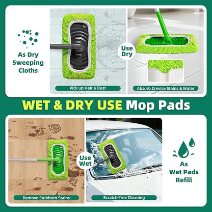 Reusable Mop Pads Compatible
