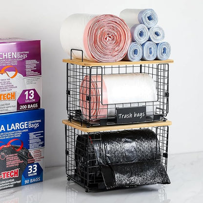 Upgrade Larger, Fit 13/30/33+ Gallon Trashbag Perfectly