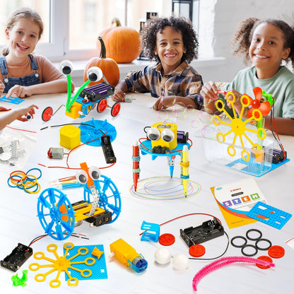 Robotics for Kids Ages 8-12, Boy Crafts Kids STEM Science Robot Building Kits 8-10 10-12, STEM Toys for Boys Gifts Age 8 10 12 13 14 Year Old