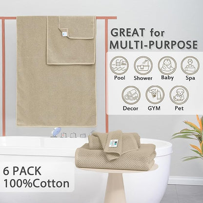 VOOVA & MOVAS Tan Bath Towels