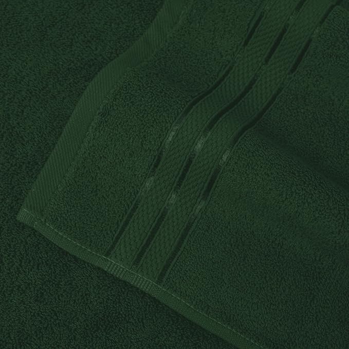 Elegant Comfort Three Line Popcorn Extra Large Luxury Bath Towel