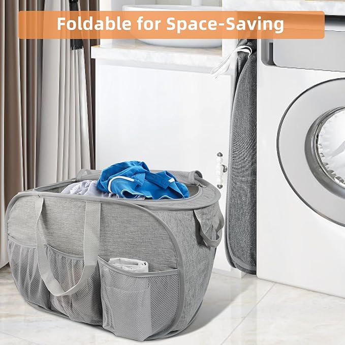 4 Pack Collapsible Laundry Baskets