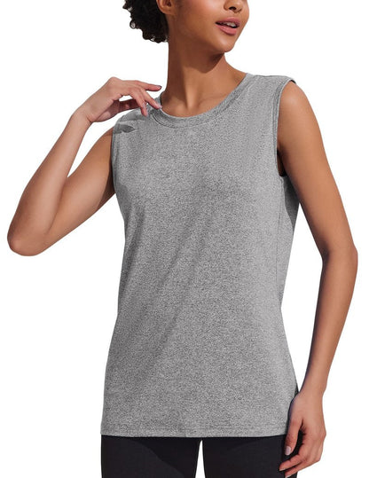 Women's Athletic Performance Running Workout Tank Tops for Women Loose Fit Yoga Shirts Running Gym Athletic Tops for Women